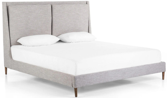 Four Hands Kensington Potter King Bed In Manor Grey Finish