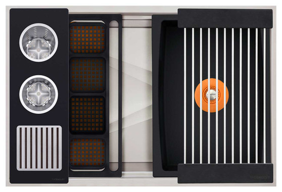 The Galley Graphite Ideal Washstation 30S