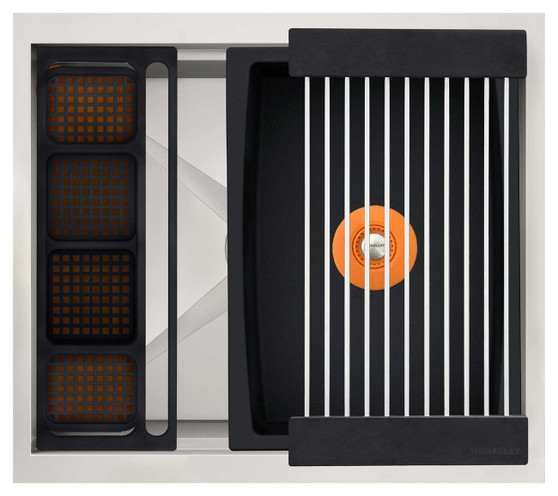 The Galley 24-Inch Graphite Ideal WashStation 2C