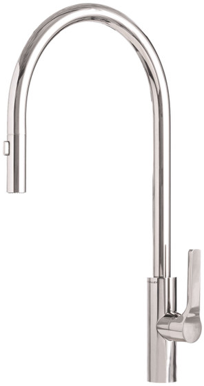 The Galley High Flow Ideal Tap in Polished Stainless Steel