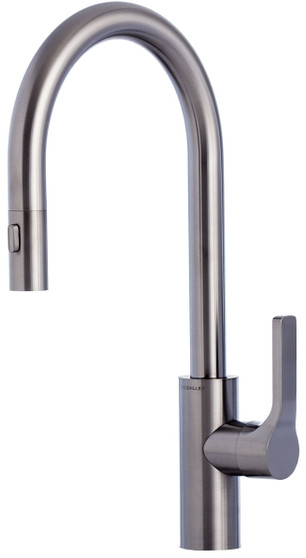 The Galley High Flow Ideal BarTap in Gun Metal Gray Stainless Steel