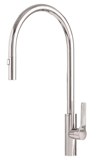 The Galley Ideal Tap Polished Stainless Steel Kitchen Faucet WFiltration