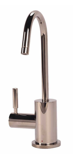 BTI Aqua-Solutions Contemporary C-Spout Hot Only Polished Nickel Filtration Faucet