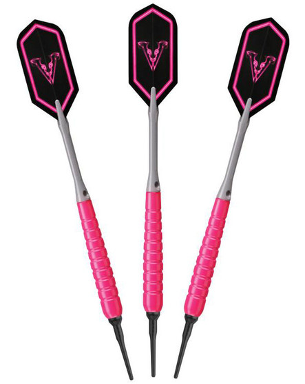 Viper by GLD Products Darts V Glo Soft Tip 18 Grams in Pink 3 Pack