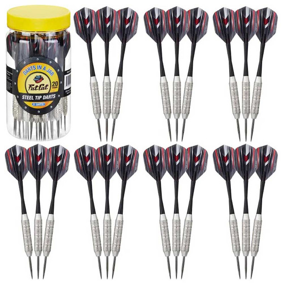 Fat Cat Darts In a Jar Steel Top 20 Grams 21-Count
