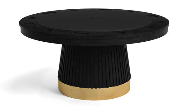 RAM Game Room Prohibition Series 60-Inch Poker Table in Black