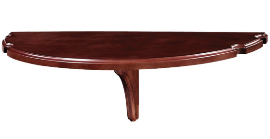 RAM Game Room Wall Pub Table In Chestnut