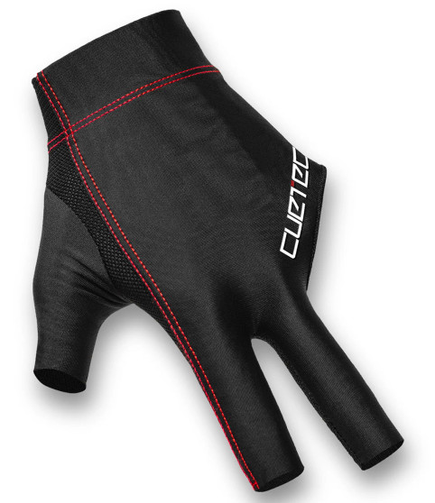 Cuetec Medium Left Hand Axis Glove for Billiards in BlackRed