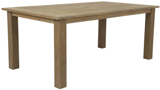 Sunset West Coastal Teak 72-Inch Dining Table in Coastal Teak
