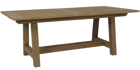 Sunset West Coastal Teak Extension Table in Coastal Teak