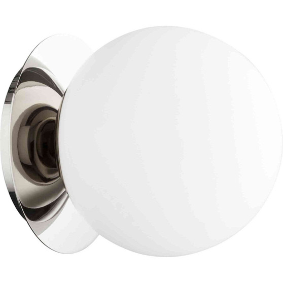 Transitional 1 Light Globe Large Mount In Polished Nickel
