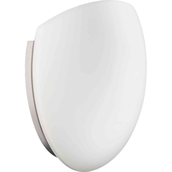 Modern And Contemporary 1 Light Pod Sconce In Satin Nickel