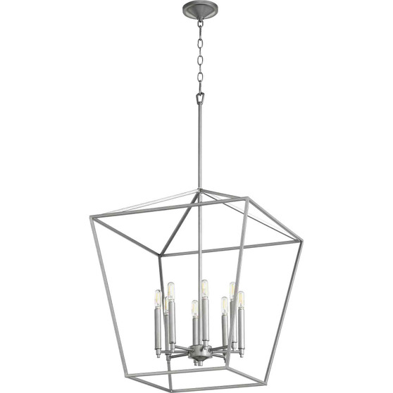 Traditional Gabriel 8 Light Entry In Classic Nickel