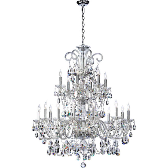 Traditional Katrina 18 Light Chandelier Imp In Chrome