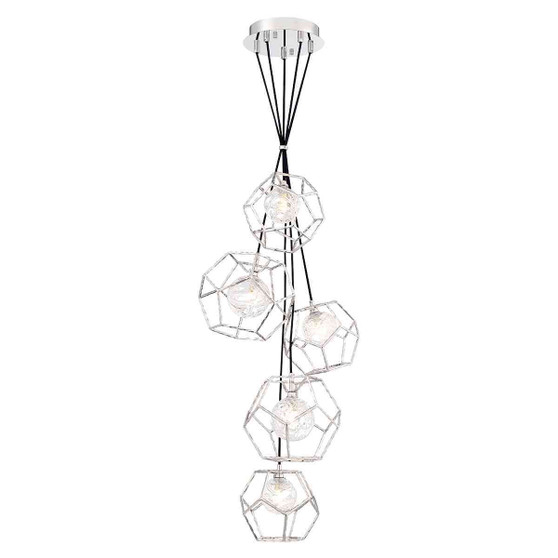 Norway 5 Light 19" Round Chandelier