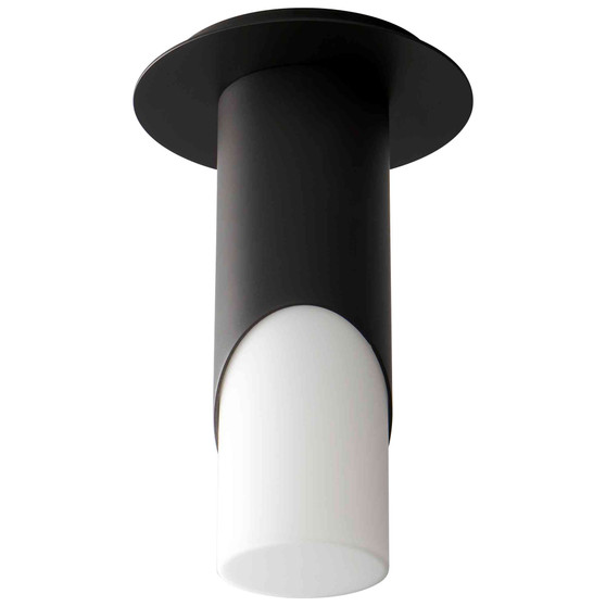 Ellipse Small Glass Ceiling Mount Light