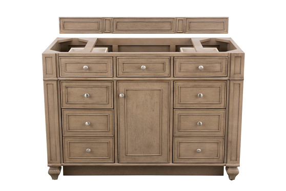Bristol 48" Single Vanity, Whitewashed Walnut