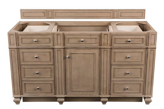 Bristol 60" Single Vanity, Whitewashed Walnut