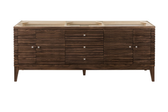 Linear 72" Single Vanity, Mid-Century Walnut