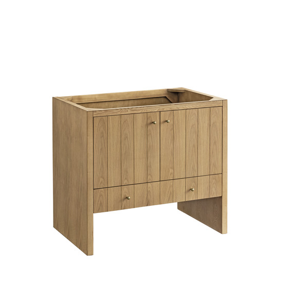 Hudson 36" Single Vanity, Light Natural Oak