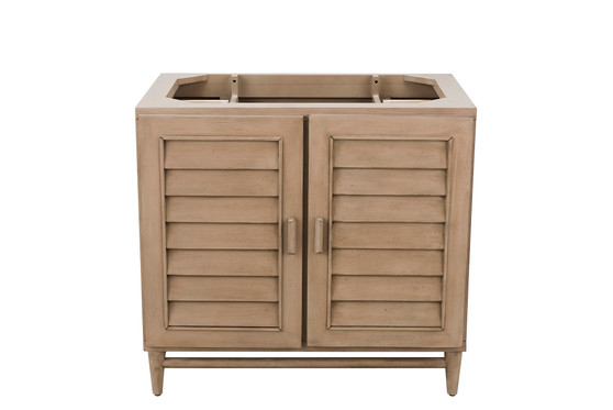 Portland 36" Single Vanity, Whitewashed Walnut