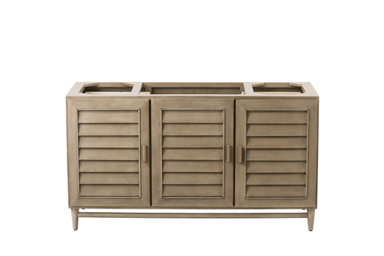 Portland 60" Single Vanity, Whitewashed Walnut
