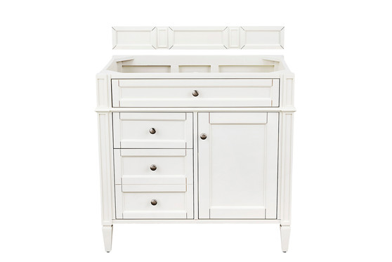 Brittany 36" Single Vanity, Bright White