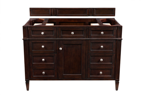 Brittany 48" Single Vanity, Burnished Mahogany