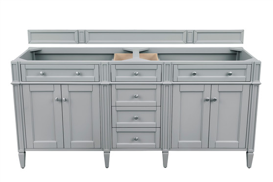 Brittany 72" Double Vanity, Urban Gray