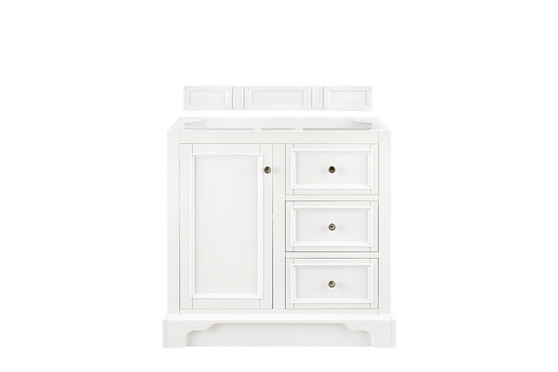 De Soto 36" Single Vanity, Bright White
