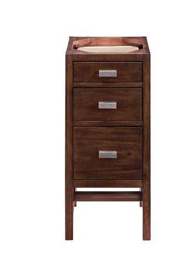 Addison 15" Base Cabinet w/ Drawers, Mid-Century Acacia
