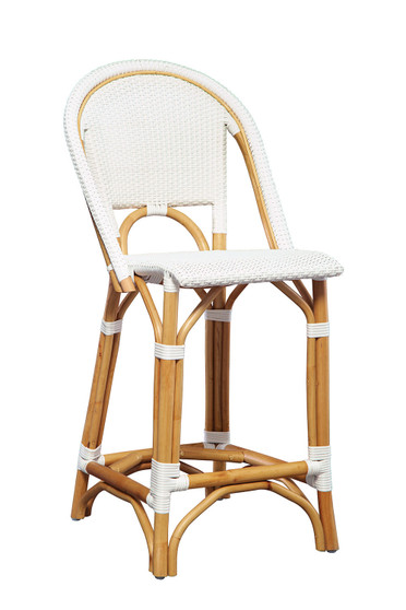 Leroy Counter Stool, White