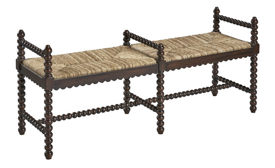 Worrel Bench, Dark Brown