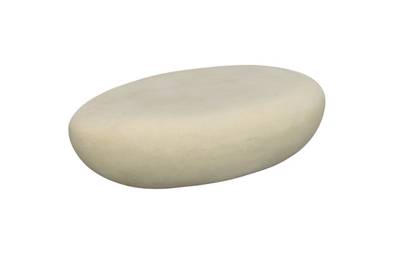 River Stone Coffee Table, Roman Stone, Large