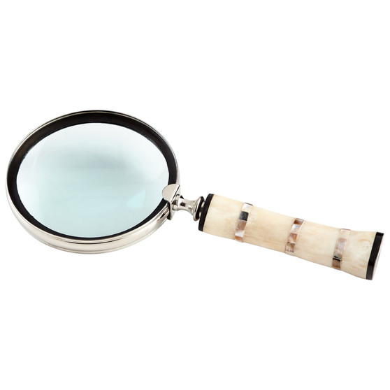Watson Magnifier | Nickel and Bone