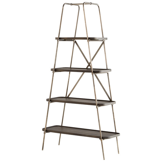 Fortress Etagere | Raw Iron and Grey