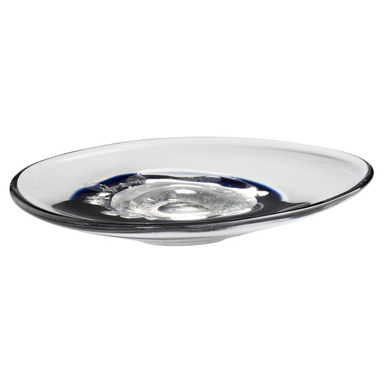 Silicone Nova Plate | Clear and Cobalt