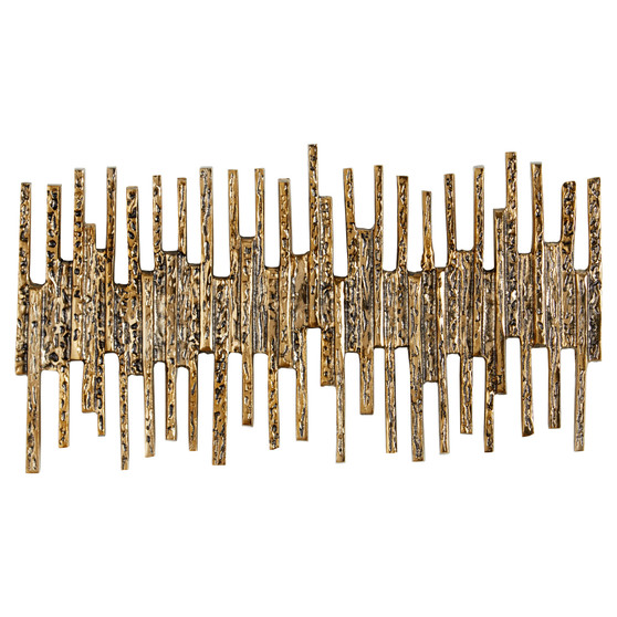 Ledger Wall Decor | Antique Brass - Small
