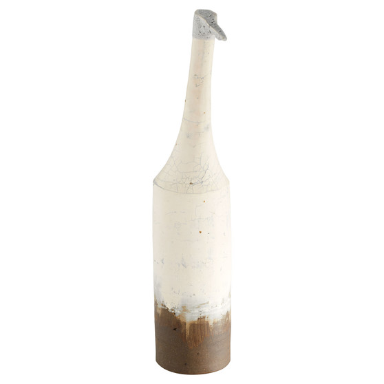 Egret Sculpture | Off-White - Medium