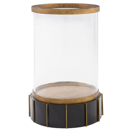 Reed Tabletop Hurricane Designed by J. Kent Martin | Dark Brushed Mango