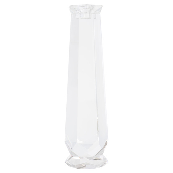 Faceted Candleholder | Clear - Tall