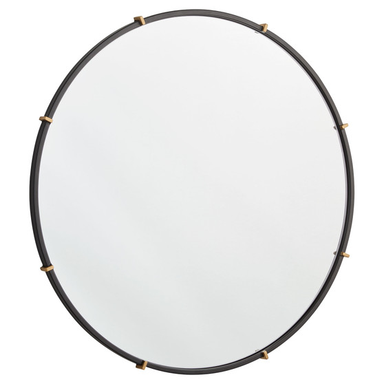 Klipp Round Mirror | Black - Small
