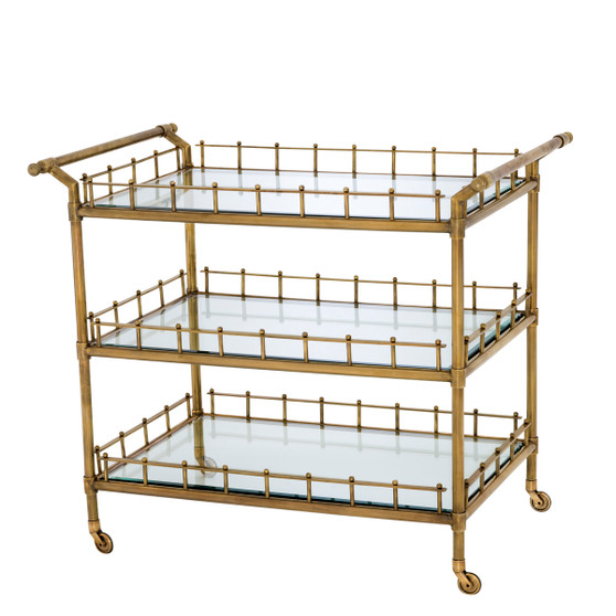 Trolley Scarlett Vintage Brass Finish