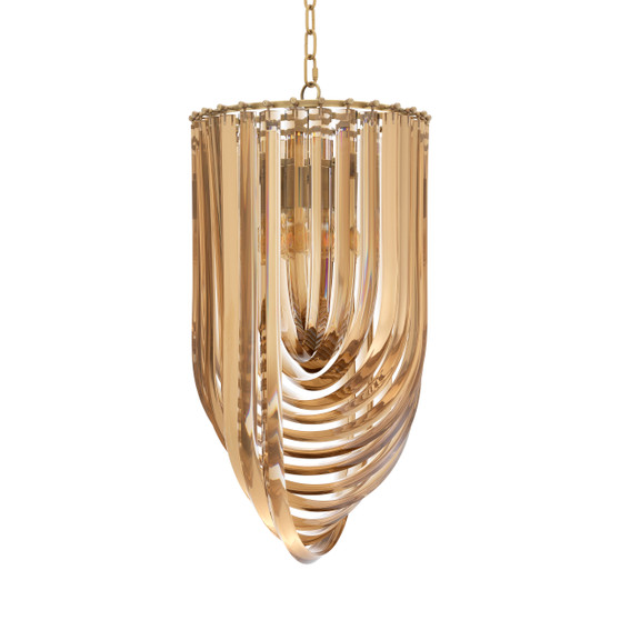 Chandelier Murano Champagne 14" Dia
