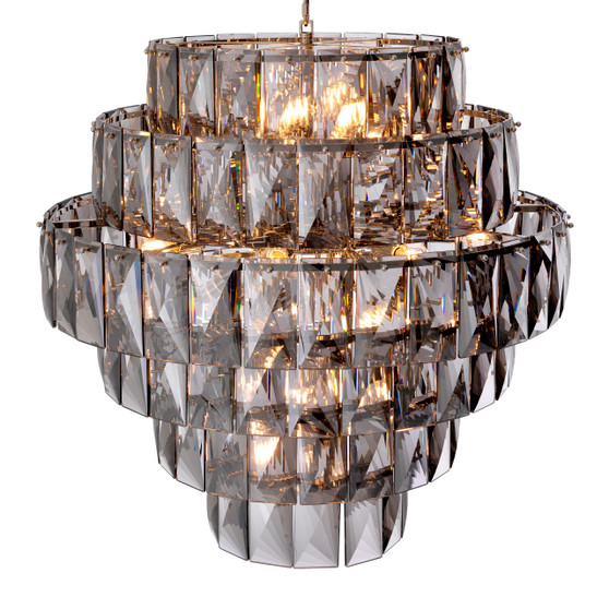Chandelier Amazone L Smoke Glass