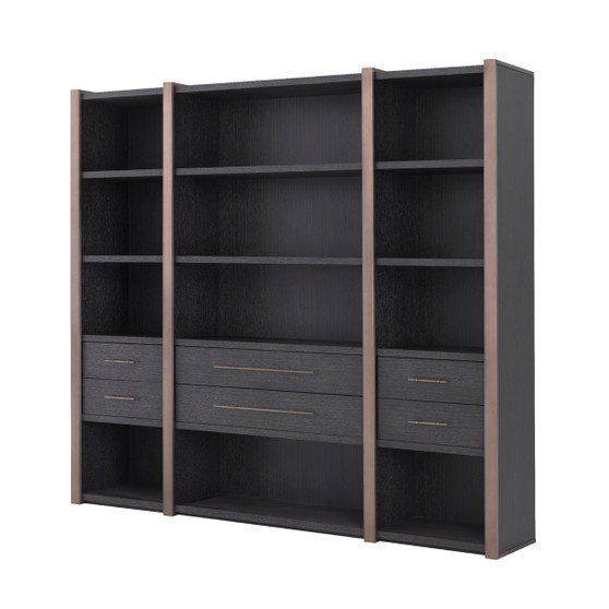 Cabinet Canova Charcoal Grey Oak Veneer