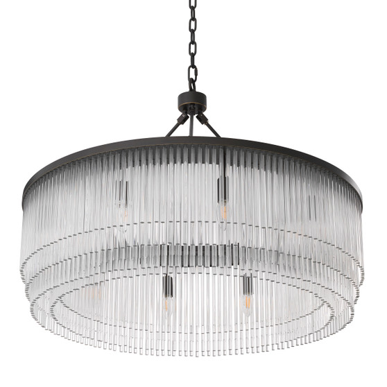 Chandelier Hector L Bronze Highlight Finish