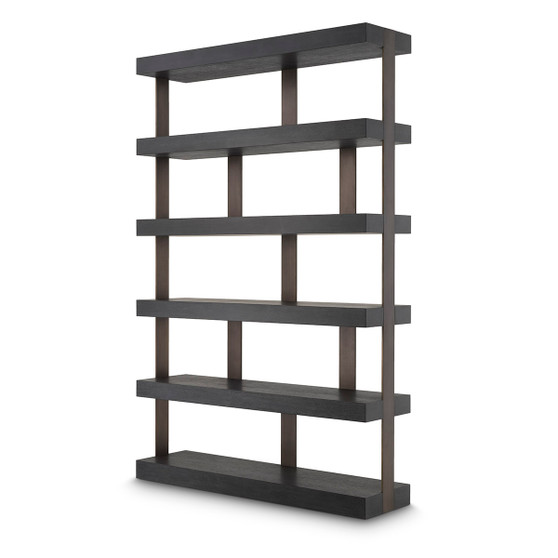 Cabinet Dalmar Charcoal Grey Oak Veneer