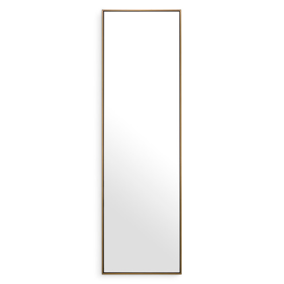Mirror Redondo L Brushed Brass Finish
