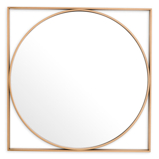 Mirror Montauk Brushed Brass Finish